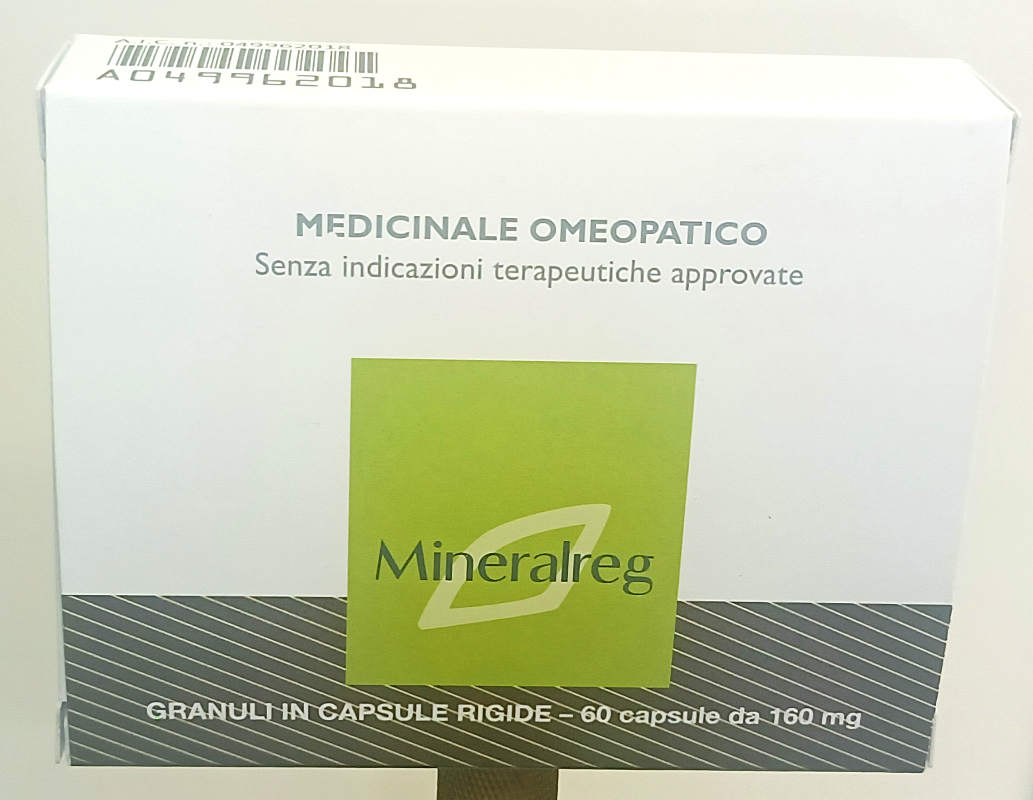 MINERALREG*60CPS 160MG - Farmacia Murachelli Di Putelli dr. Giovanni