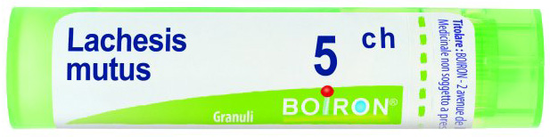 LACHESIS MUTUS 5 CH GRANULI - Farmacia Murachelli Di Putelli dr. Giovanni
