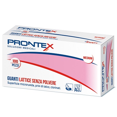 PRONTEX GUANTO IN LATTICE SENZA POLVERE PICCOLO 100 PEZZI - Farmacia Murachelli Di Putelli dr. Giovanni