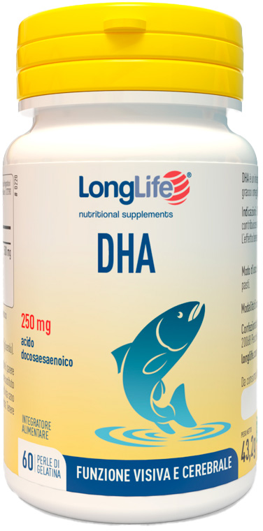 LONGLIFE DHA 250 MG 60 PERLE - Farmacia Murachelli Di Putelli dr. Giovanni