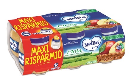 MELLIN OMOGENEIZZATO MELA 100 G 6 PEZZI - Farmacia Murachelli Di Putelli dr. Giovanni