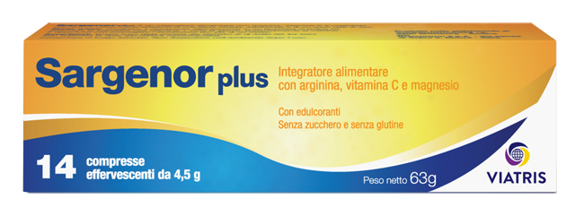SARGENOR PLUS 14 COMPRESSE EFFERVESCENTI DA 4,5 G - Farmacia Murachelli Di Putelli dr. Giovanni