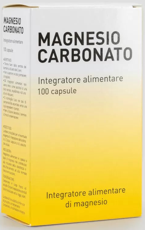 MAGNESIO CARBONATO 100 CAPSULE - Farmacia Murachelli Di Putelli dr. Giovanni