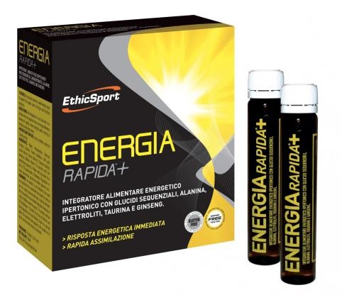 ETHICSPORT ENERGIA RAPIDA+ 10 FLACONCINI 25 ML - Farmacia Murachelli Di Putelli dr. Giovanni
