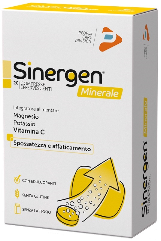 SINERGEN MINERALE LIMONE 20 COMPRESSE EFFERVESCENTI - Farmacia Murachelli Di Putelli dr. Giovanni
