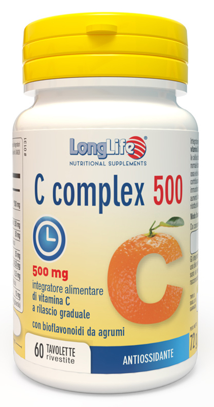 LONGLIFE C COMPLEX 500 TIME RELEASED 60 TAVOLETTE RIVESTITE - Farmacia Murachelli Di Putelli dr. Giovanni