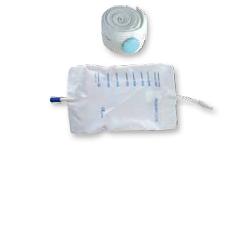 SACCA RACCOGLI URINA DA GAMBA PER INCONTINENZA IN PVC 750 ML TUBO RACCORDO DIRITTO 10 CM+RUBINETTO SCARICO+VALVOLA ANTIREFLUSSO+2 FASCE A BOTTONI 10 PEZZI - Farmacia Murachelli Di Putelli dr. Giovanni