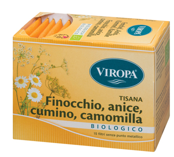 VIROPA FINOCCHIO/CUMINO/ANICE/CAMOMILLA BIO 15 BUSTINE - Farmacia Murachelli Di Putelli dr. Giovanni