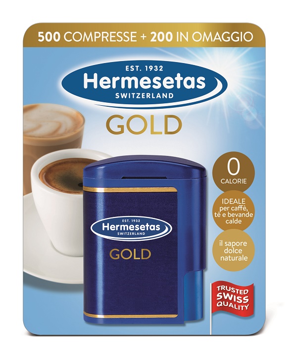 HERMESETAS GOLD 500+200 COMPRESSE 35 G - Farmacia Murachelli Di Putelli dr. Giovanni