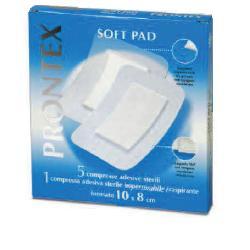 GARZA COMPRESSA PRONTEX SOFT PAD 10X8 CM 6 PEZZI (5 TNT + 1 IMPERMEABILE AQUA PAD) - Farmacia Murachelli Di Putelli dr. Giovanni