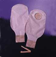 SACCA A FONDO APERTO OPACA CON PELLICOLA DI RIVESTIMENTO DISPOSITIVO DUE PEZZI CON SISTEMA DI AGGANCIO ATRAUMATICO SENZA VELCRO CONSECURA 45MM 10 PEZZI - Farmacia Murachelli Di Putelli dr. Giovanni