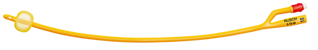 CATETERE FOLEY A MEDIA PERMANENZA  RUSCH GOLD PLUS A 2 VIE IN SILKOLATEX LATTICE-SILICONE PER ADULTO CH20 LUNGHEZZA 40 CM PUNTA CILINDRICA A 2 FORI PALLONCINO 30-50 ML 1 PEZZO - Farmacia Murachelli Di Putelli dr. Giovanni