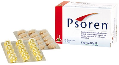 PSOREN 30 COMPRESSE+ 30 PERLE 46,5 G - Farmacia Murachelli Di Putelli dr. Giovanni