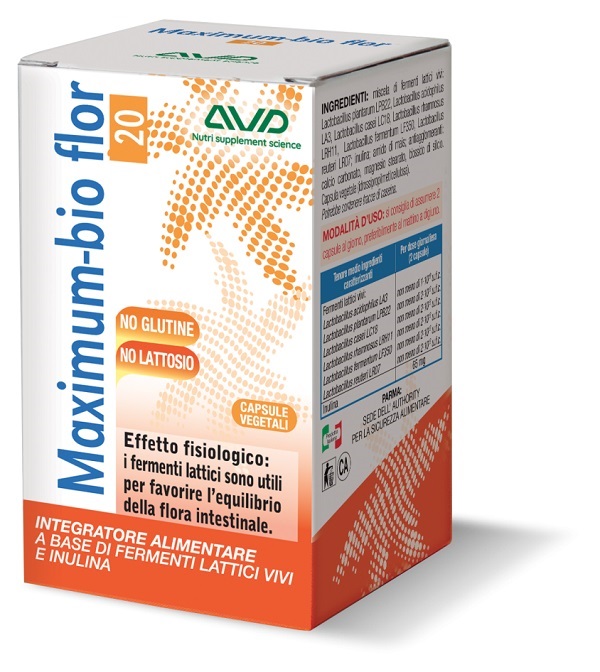 MAXIMUM BIO FLOR 20 40 CAPSULE - Farmacia Murachelli Di Putelli dr. Giovanni
