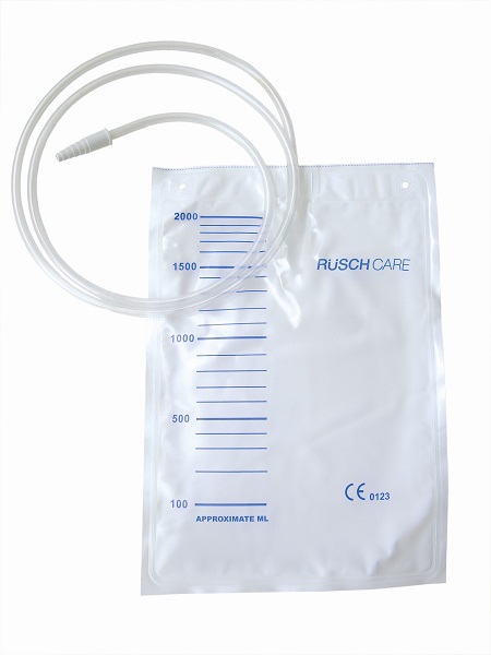 SACCA DI DRENAGGIO LETTO PER INCONTINENZA 2000ML IN PVC CON TUBO DI RACCORDO 130CM DIAMETRO 5X7MM MONOUSO 30 PEZZI - Farmacia Murachelli Di Putelli dr. Giovanni