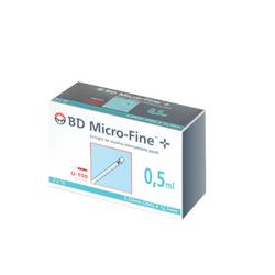 SIRINGA INSULINA BECTON DICKINSON 0,5 ML 100 UI AGO GAUGE 29 30 PEZZI - Farmacia Murachelli Di Putelli dr. Giovanni