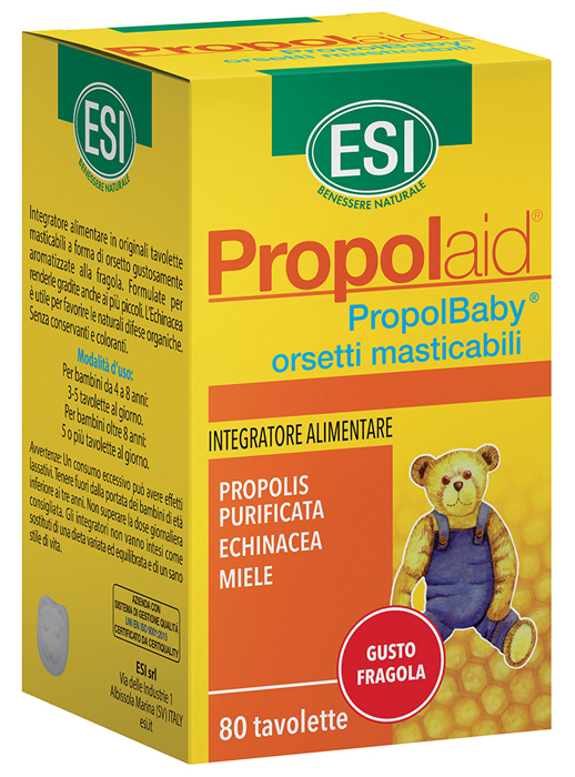 ESI PROPOLAID ORSETTI JUNIOR 80 TAVOLETTE - Farmacia Murachelli Di Putelli dr. Giovanni
