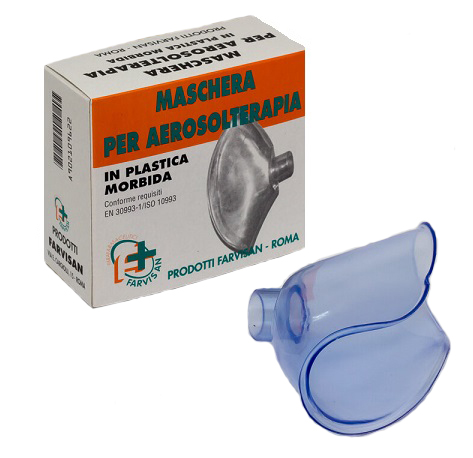 MASCHERA MORBIDA. RICAMBIO PER AEROSOLTERAPIA - Farmacia Murachelli Di Putelli dr. Giovanni