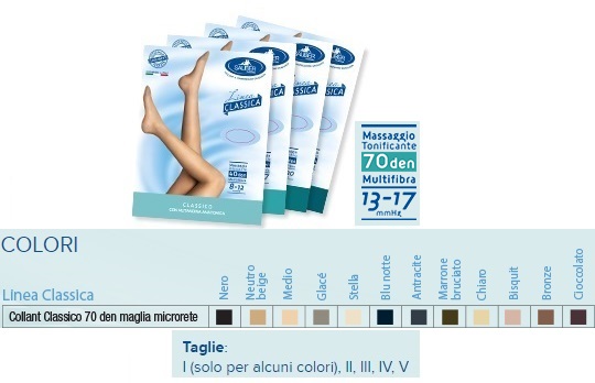 SAUBER COLLANT 70 DENARI MAGLIA MICRORETE ANTRACITE 4 LINEA CLASSICA - Farmacia Murachelli Di Putelli dr. Giovanni