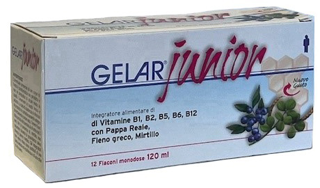 GELARJUNIOR 12 FLACONI MONODOSE 10 ML - Farmacia Murachelli Di Putelli dr. Giovanni
