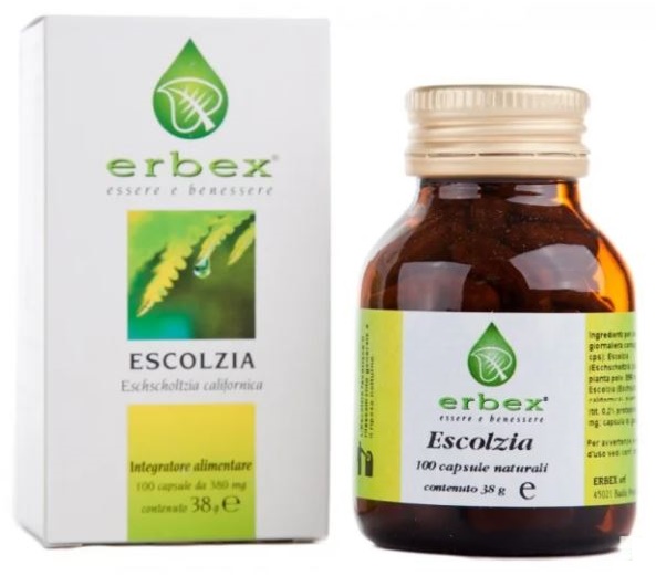 ESCOLZIA 100 CAPSULE 380MG - Farmacia Murachelli Di Putelli dr. Giovanni