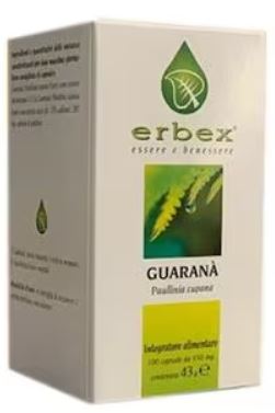GUARANA 100 CAPSULE 430MG - Farmacia Murachelli Di Putelli dr. Giovanni
