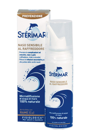 STERIMAR NASO SENSIBILE AL RAFFREDDORE ACQUA DI MARE SPRAY 100 ML - Farmacia Murachelli Di Putelli dr. Giovanni