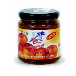 COMPOSTA DI PESCHE BIO CON POLPA DI MELA 320 G - Farmacia Murachelli Di Putelli dr. Giovanni