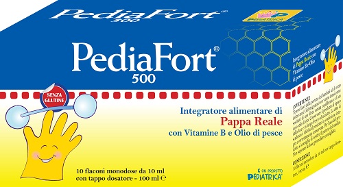PEDIAFORT 500 10 FLACONI - Farmacia Murachelli Di Putelli dr. Giovanni