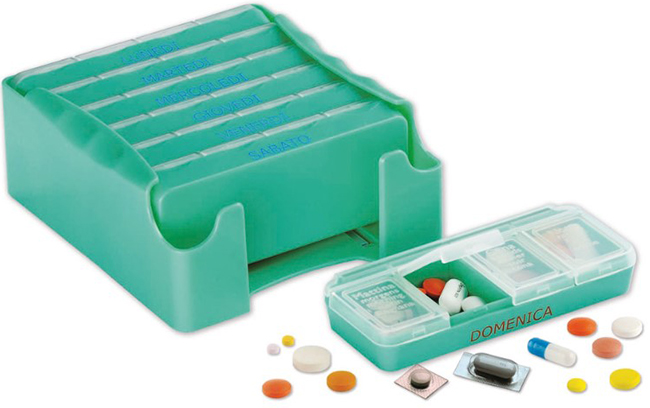 PILLOLIERA PILLOLBOX CONTENITORE 7GIORNI MADE IN ITALY - Farmacia Murachelli Di Putelli dr. Giovanni