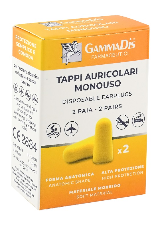TAPPO AURICOLARE EAR GOMMAPIUMA 4 PEZZI GAMMADIS - Farmacia Murachelli Di Putelli dr. Giovanni