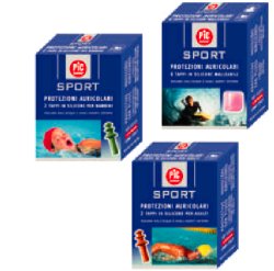 TAPPO AURICOLARE IN SILICONE PIC SPORT PER ADULTI 2 PEZZI - Farmacia Murachelli Di Putelli dr. Giovanni
