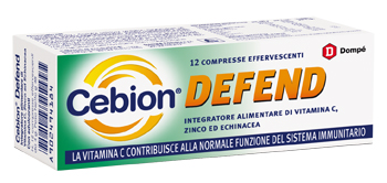 CEBION DEFEND 12 COMPRESSE EFFERVESCENTI - Farmacia Murachelli Di Putelli dr. Giovanni