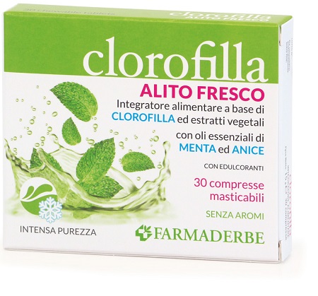 CLOROFILLA BREATH PURIFING 30 COMPRESSE MASTICABILI - Farmacia Murachelli Di Putelli dr. Giovanni