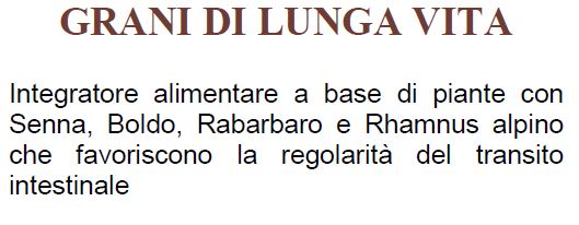 GRANI DI LUNGA VITA 1000 G - Farmacia Murachelli Di Putelli dr. Giovanni