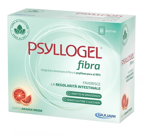 PSYLLOGEL FIBRA ARANCE ROSSE 20 BUSTINE - Farmacia Murachelli Di Putelli dr. Giovanni