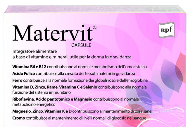 MATERVIT 30 CAPSULE - Farmacia Murachelli Di Putelli dr. Giovanni