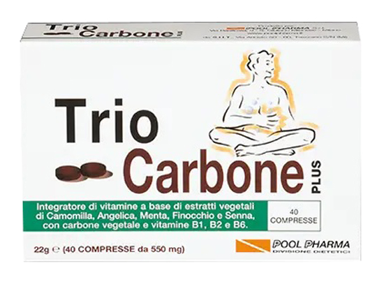 TRIOCARBONE PLUS 40 COMPRESSE - Farmacia Murachelli Di Putelli dr. Giovanni