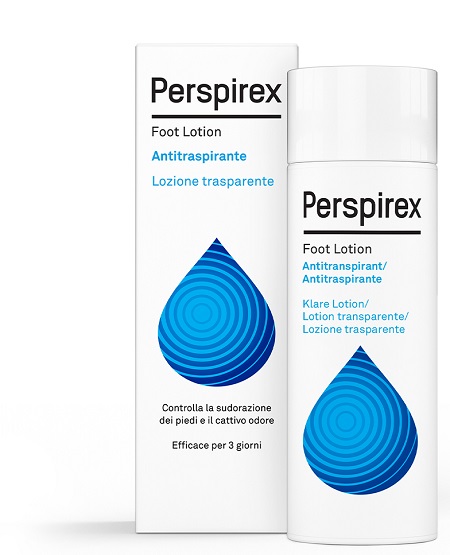 PERSPIREX FOOT LOTION ANTITRASPIRANTE LOZIONE TRASPARENTE SUDORAZIONE E CATTIVO ODORE PIEDI 100 ML - Farmacia Murachelli Di Putelli dr. Giovanni