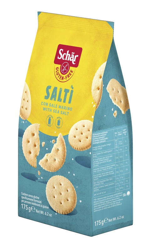 SCHAR SALTI' CRACKER CON SALE MARINO SENZA LATTOSIO 175 G - Farmacia Murachelli Di Putelli dr. Giovanni