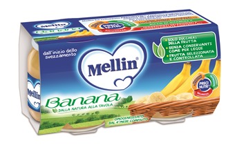 MELLIN OMOGENEIZZATO BANANA 100 G 2 PEZZI - Farmacia Murachelli Di Putelli dr. Giovanni