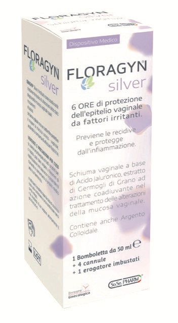 FLORAGYN SILVER SCHIUMA VAGINALE CON ARGENTO COLLOIDALE 50 ML - Farmacia Murachelli Di Putelli dr. Giovanni