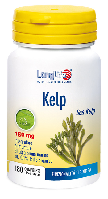 LONGLIFE KELP ALGA BRUNA 180 COMPRESSE - Farmacia Murachelli Di Putelli dr. Giovanni