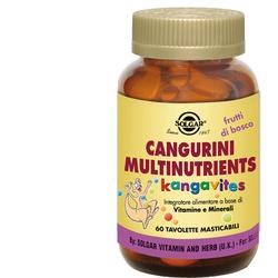 CANGURINI MULTINUTRIENTS FRUTTI BOSCO 60 COMPRESSE - Farmacia Murachelli Di Putelli dr. Giovanni