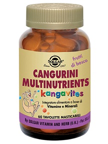 CANGURINI MULTINUTRIENTS FRUTTI TROPICALI 60 COMPRESSE - Farmacia Murachelli Di Putelli dr. Giovanni
