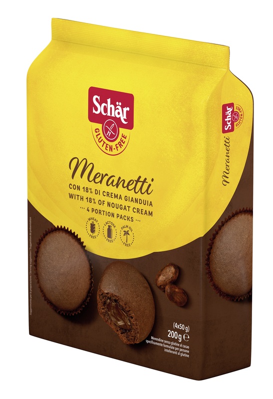 SCHAR MERANETTI CON CREMA GIANDUIA 4 PEZZI DA 50 G - Farmacia Murachelli Di Putelli dr. Giovanni