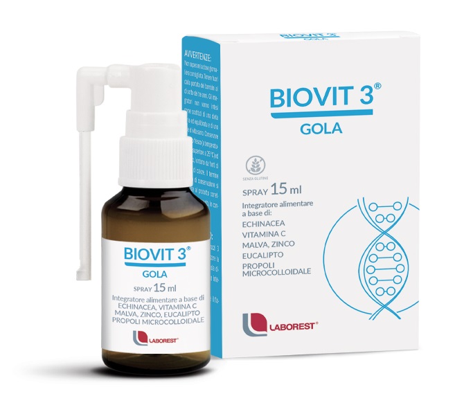BIOVIT 3 GOLA 1 FIALA 15 ML SPRAY - Farmacia Murachelli Di Putelli dr. Giovanni