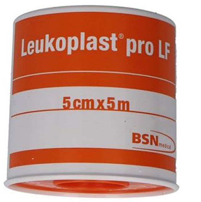 CEROTTO CHIRURGICO PER FISSAGGIO MEDICAZIONI LEUKOPLAST PRO LF SUPPORTO VISCOSA MASSA ADESIVA RESINA SINTETICA LANOLINA OSSIDO DI ZINCO CON LATTICE NATURALE 5X500CM - Farmacia Murachelli Di Putelli dr. Giovanni