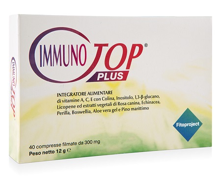 IMMUNOTOP PLUS 40 COMPRESSE FILMATE DA 300 MG - Farmacia Murachelli Di Putelli dr. Giovanni