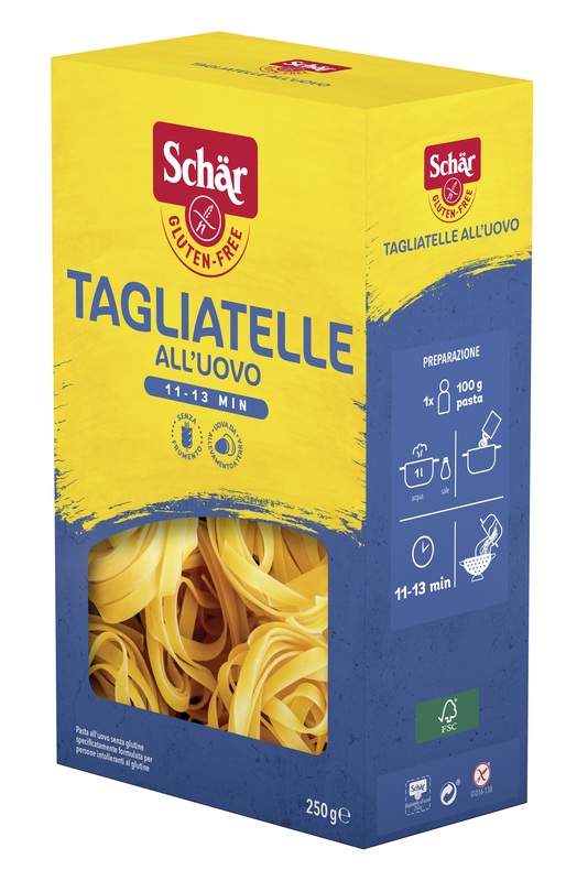 SCHAR TAGLIATELLE ALL'UOVO 250 G - Farmacia Murachelli Di Putelli dr. Giovanni